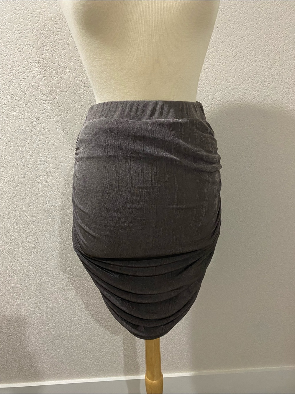 Michael Costello x Revolve Ruched Skirt with Draped Detail